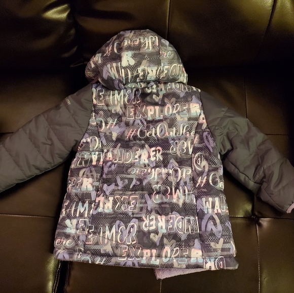 Free Country Toddler Girls Reversible Jacket - Picture 3 of 6